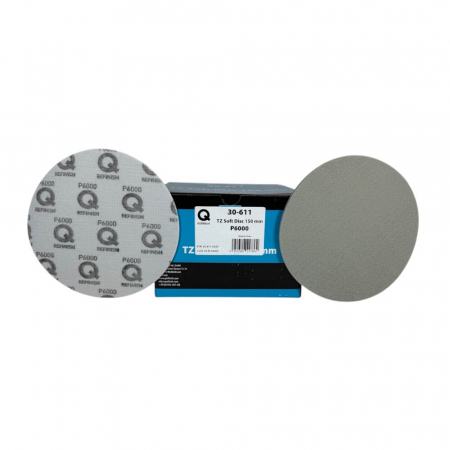 Accesorii polish auto - Disc-abraziv-pe-burete-Qrefinish-TZ-Soft-Disc-150mm-velcro-30-611-x150