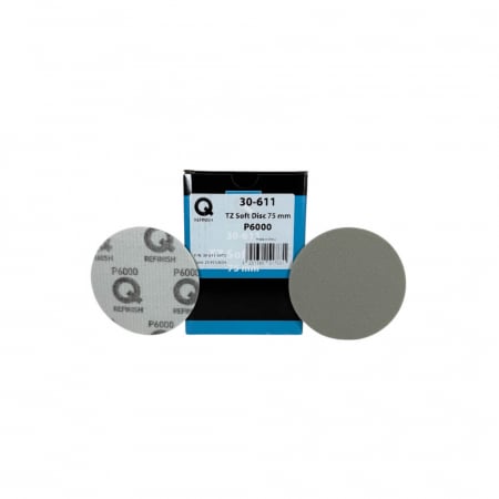 Abrazive - Disc-abraziv-pe-burete-Qrefinish-TZ-Soft-Disc-75mm-velcro-30-611-xx75