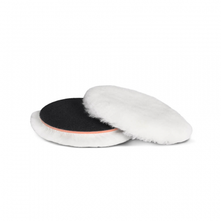 SPALARE SI INTRETINERE EXTERIOR AUTO - Disc-polish-abraziv-cu-blana-naturala-Scholl-Concepts-Premium-Softouch-Topwool-L-165mm-20547