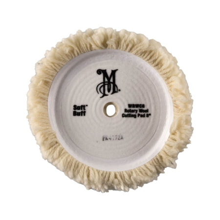 Disc-polish-abraziv-din-blana-naturala-Meguiars-Soft-Buff-Rotary-Wool-Cutting-Pad-20.32cm-WRWC8 [2]