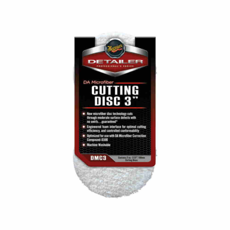 SPALARE SI INTRETINERE EXTERIOR AUTO - Disc-polish-abraziv-Meguiars-DA-Microfiber-Cutting-Disc-3-7-62cm-set-2buc-DMC3