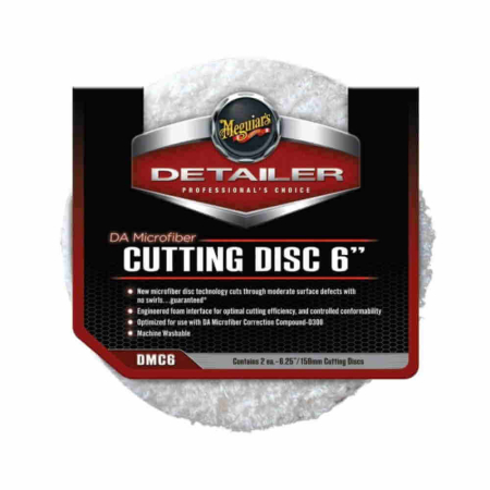 SPALARE SI INTRETINERE EXTERIOR AUTO - Disc-polish-abraziv-Meguiars-DA-Microfiber-Cutting-Disc-15-24cm-set-2buc-DMC6