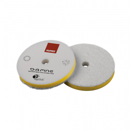 SPALARE SI INTRETINERE EXTERIOR AUTO - Disc-polish-fin-cu-microfibra-Rupes-DA-Fine-Microfiber-Polishing-160mm-galben-9-MF160M