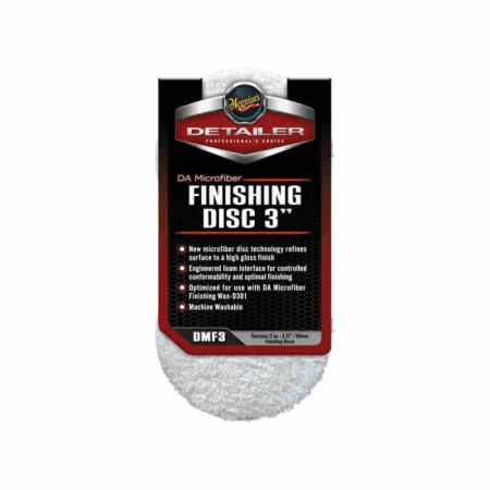 SPALARE SI INTRETINERE EXTERIOR AUTO - Disc-polish-finish-cu-microfibra-Meguiars-DA-Microfiber-Finishing-Disc-set-2buc
