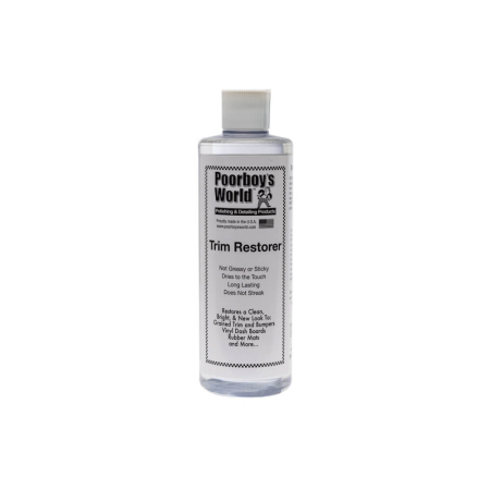 Plastic si Cauciuc Exterior - Dressing plastic Poorboy's World Trim Restorer, 473ml