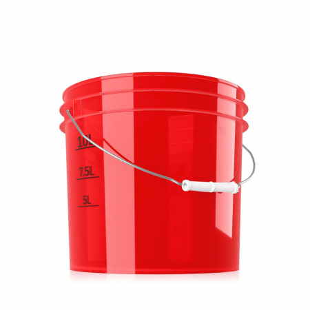 Accesorii spalare auto - Galeata-spalare-auto-ChemicalWorkz-Performance-Bucket-rosu-transparent-CW-PB-RE-C