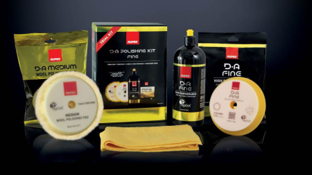 SPALARE SI INTRETINERE EXTERIOR AUTO - Kit polish Rupes D-A Fine Trial Kit, 180mm