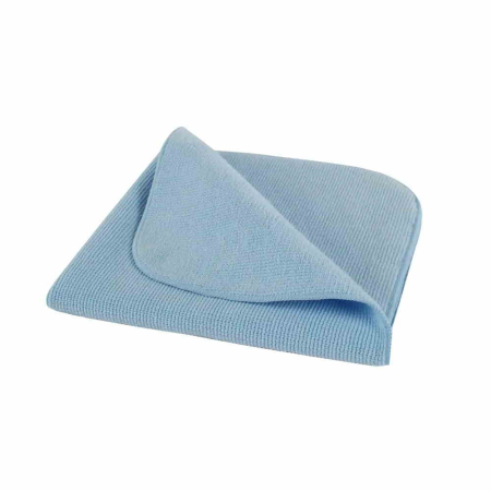 Lavete polish si ceara - Laveta microfibra Paint Experts Perfect Wipe, bleu, margini cusute, 320 GSM, 40x40 cm