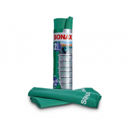Accesorii detailing rapid interior - Laveta-microfibra-pentru-interior-si-sticla-Sonax-Microfiber-Cloths-Plus-set-2buc-04165410