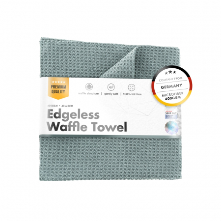Accesorii curatare sticla - Laveta-microfibra-pentru-sticla-ChemicalWorkz-Edgeless-Waffle-Towel-400GSM-40x40cm-CW-EWT