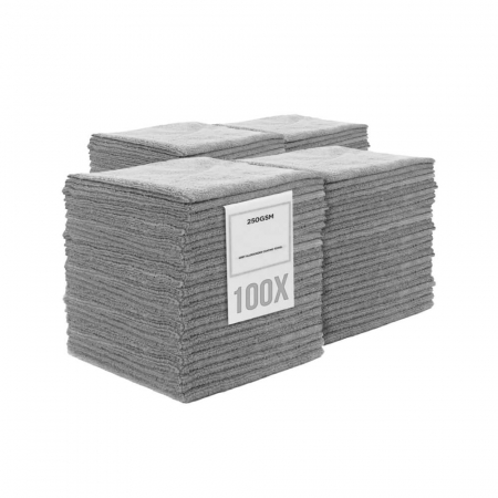 CURATARE SI INTRETINERE INTERIOR AUTO - Laveta-microfibra-universala-ChemicalWorkz-Allrounder-Coating-Towel-250GSM-40×40cm-gri-CW-AC250-G