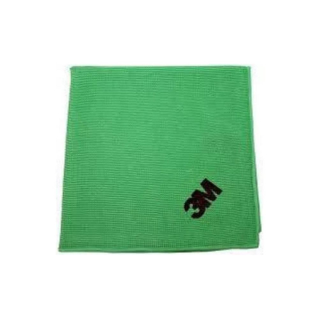Accesorii polish auto - Laveta microfibra verde polish 3M High Performance Cloth, 320x360mm, 3 buc