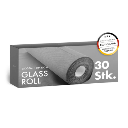 Lavete sticla - Laveta-sticla-ChemicalWorkz-Glass-Roll-250GSM-40x40cm-gri-30buc-CW-GR250