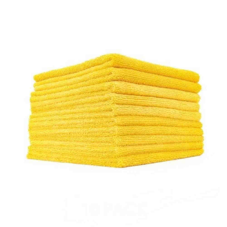 Lavete microfibra profesionale ZviZZer Microfiber Cloth, 40x40cm, galbene, set 10 buc [1]
