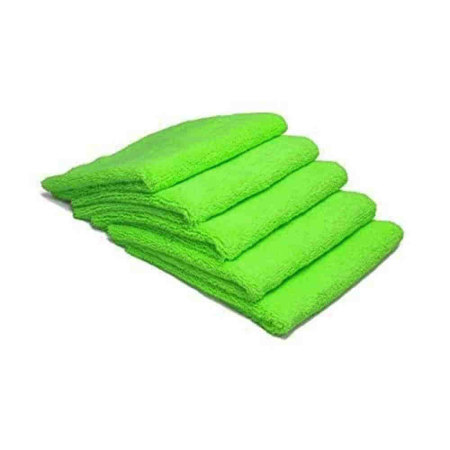 Lavete microfibra profesionale ZviZZer Microfiber Cloth, 40x40cm, verzi, set 10 buc [1]