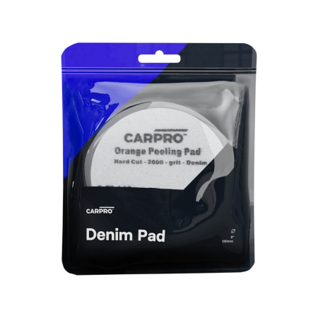 SPALARE SI INTRETINERE EXTERIOR AUTO - Pad-polish-coaja-portocala-CarPro-Denim-Pad-CQOPP