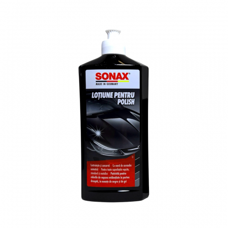 SPALARE SI INTRETINERE EXTERIOR AUTO - Pasta-polish-cu-ceara-la-culoare-Sonax-Polish-and-Wax-NanoPro-negru