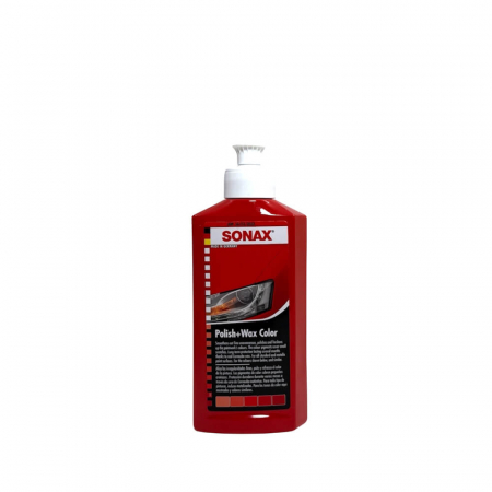 Vopsea - Pasta-polish-cu-ceara-la-culoare-Sonax-Polish-and-Wax-NanoPro-rosu
