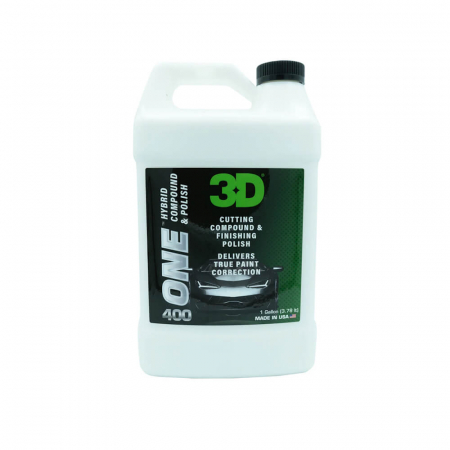 SPALARE SI INTRETINERE EXTERIOR AUTO - Polish-one-step-3D-One-Hybrid-Compound-and-Polish-400