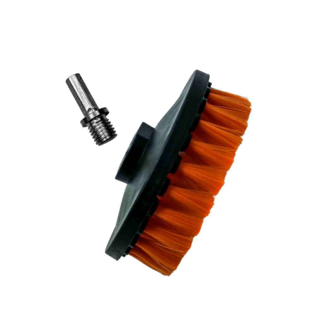 Accesorii curatare si intretinere textil - Perie rotunda moale, pentru textile ADBL Twister Soft, 125mm