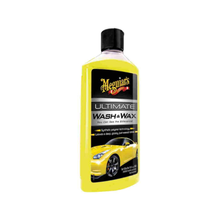 Solutii spalare auto - Sampon auto cu ceara Meguiar's Ultimate Wash and Wax, 473ml
