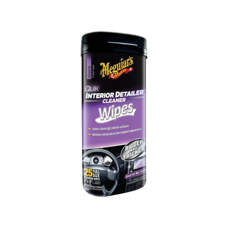 Accesorii detailing rapid interior - Servetele-detailing-rapid-Meguiars-Quik-Interior-Detailer-Wipes-25buc-G13600