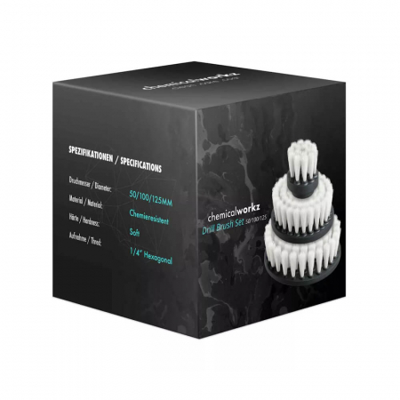 TEXTIL - Set-perii-curatare-ChemicalWorkz-Drill-Brush-Set-Soft-CW-DBS