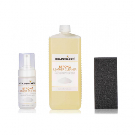 Solutii curatare piele - Solutie-curatare-piele-Colourlock-Strong-Leather-Cleaner-set-1L-cu-burete-si-foamer-11017-en