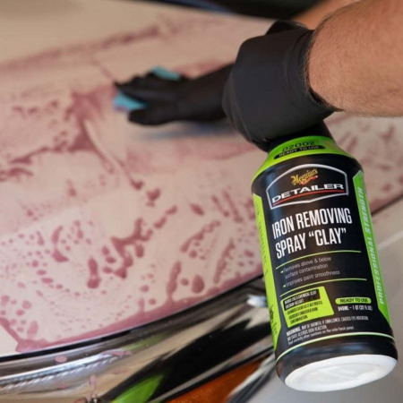 Solutie decontaminare chimica Meguiar's Iron-Removing Spray Clay, 946ml [4]