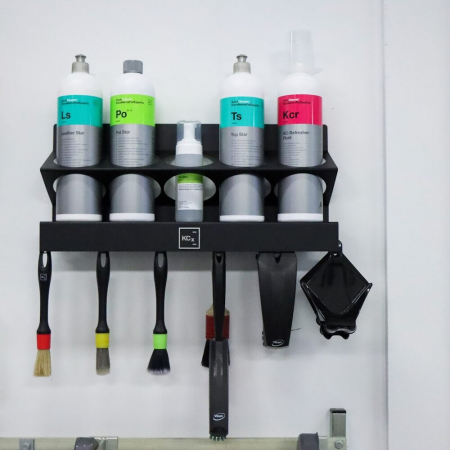 Suport-metalic-perete-pentru-sticle-si-pensule-Koch-Chemie-Bottle-Holder-negru-9998220 [1]