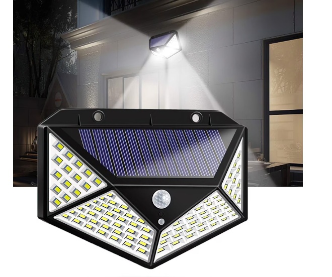 Lampa cu Incarcare Solara și Senzor de Miscare, 114 LED, RoodTrade (SX18-083)