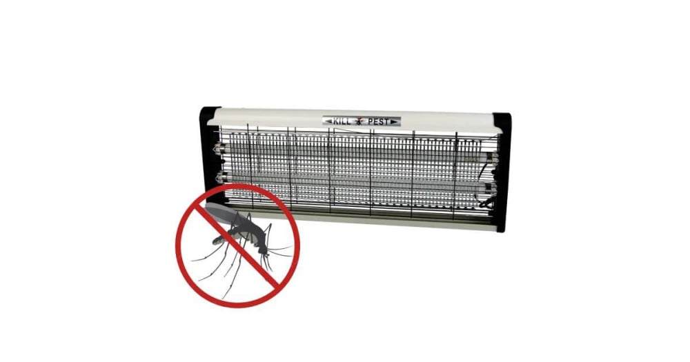 Aparat cu LEDURI UV - Kill Pest Mosquito, anti tantari, muste, molii si alte insecte, 40 W, interior-exterior, argintiu [2]