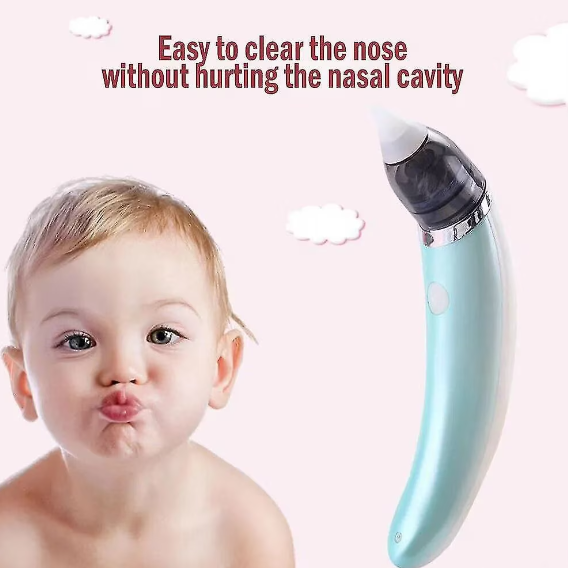 Aspirator Nazal Electric, Anti-Reflux, pentru Bebelusi,  5 Nivele Aspirare, 2 Capete Aspiratie, Turcoaz (RD-E347) [4]
