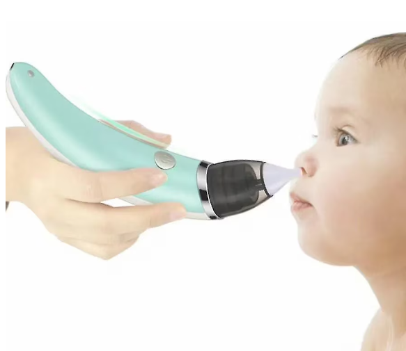 Aspirator Nazal Electric, Anti-Reflux, pentru Bebelusi,  5 Nivele Aspirare, 2 Capete Aspiratie, Turcoaz (RD-E347) [2]