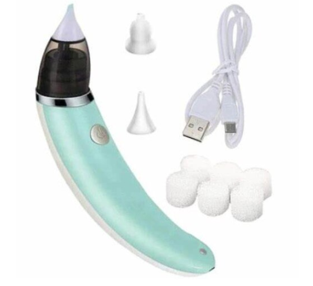 Aspirator Nazal Electric, Anti-Reflux, pentru Bebelusi,  5 Nivele Aspirare, 2 Capete Aspiratie, Turcoaz (RD-E347) [5]