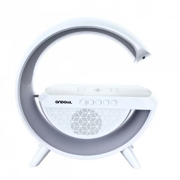 BOXA BT STATIE INCARCARE WIRELESS 15W LAMPA RGB ANDOWL QCD110 [3]