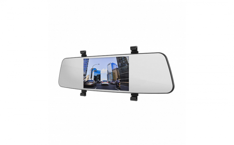 Camera Auto De Bord Full HD, tip oglinda cu Touch Screen, ecran 5,5" + camera spate marsarier [2]