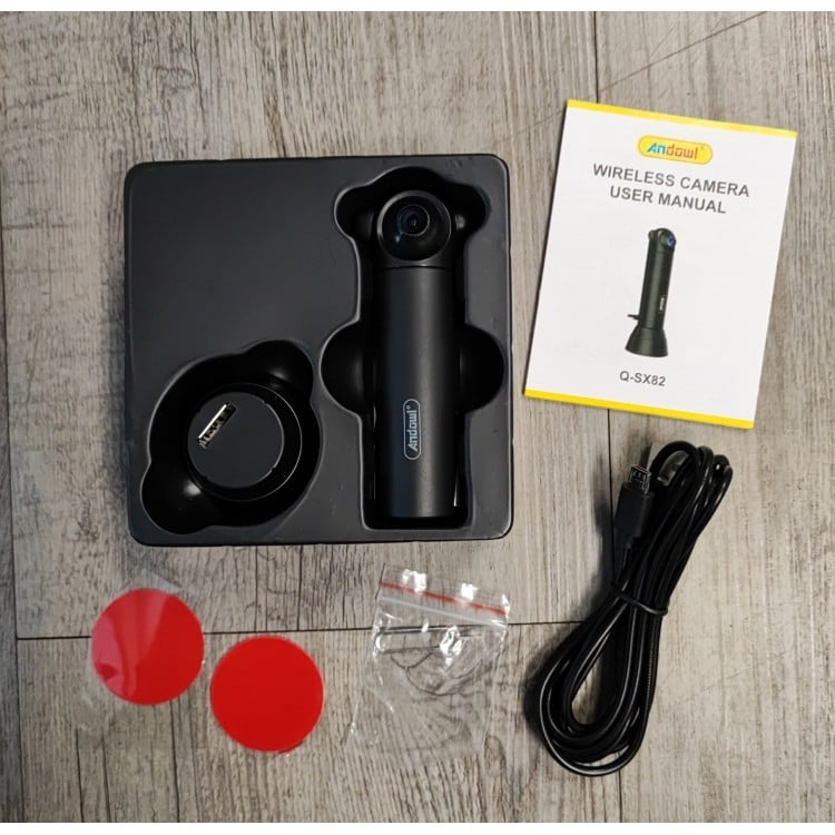 CAMERA VIDEO MINI, 1080P WIFI CU TELECOMANDA 360° [9]