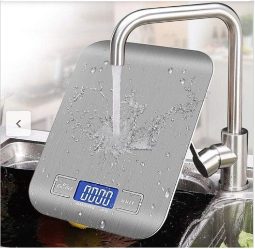 Cântar de Bucătărie Electronic, Oțel Inoxidabil, 5 kg, Multifuncțional și Rezistent la Apă, Aorlis (AO-78365) [3]