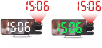 Ceas electronic LED proiectie perete DC5V alarma RD-A397/A396 [2]