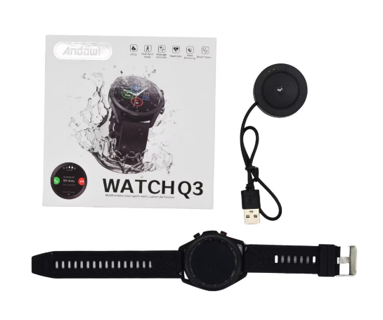 Ceas Smartwatch, Waterproof, Multisport, Apel Bluetooth 5.0, Andowl, (WATCHQ3) [4]