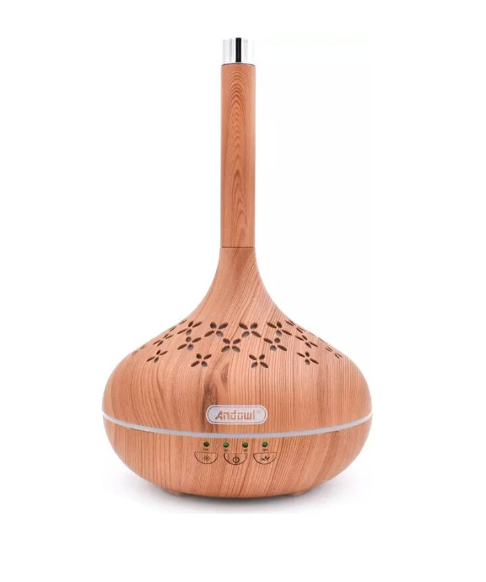 Difuzor Umidificator Aromaterapie Andowl cu Timer, Lumină RGB, 400 ml, USB, Design Modern, Andowl (AN-100) [7]