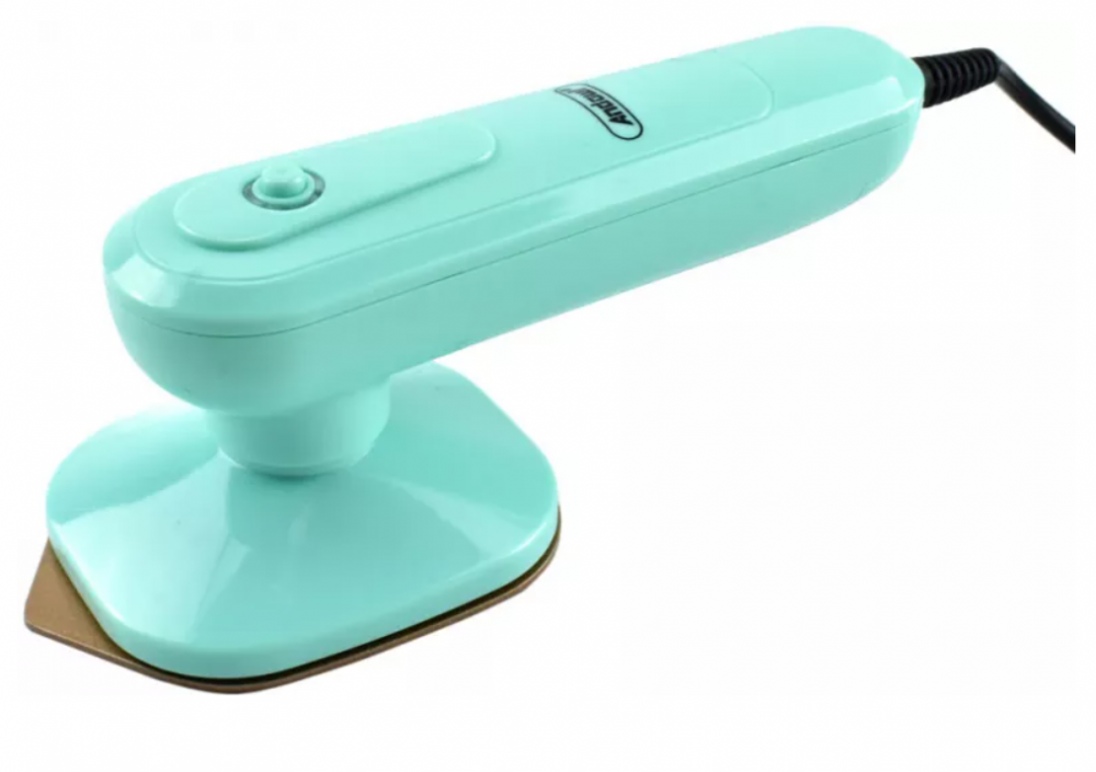 Fier de Călcat Portabil, Mini, cu Cap Rotativ 360° și Placă Non-Stick, Multifuncțional, 32W, Andowl (Q-GT35) [1]