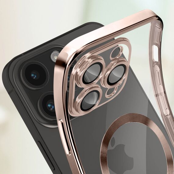 Husa iPhone 15 Pro Max, Plating, cu MagSafe, ElectroEdge (PM-150) [6]