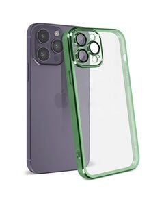 Husa pentru iPhone 14 Plus, Plating, Silicon Slim, CLEAR, ElectroEdge, (IP-140) [1]