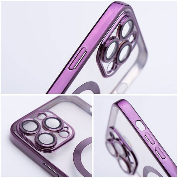 Husa Plating pentru iPhone 14, cu MagSafe, ElectroEdge, (ME-140) [6]