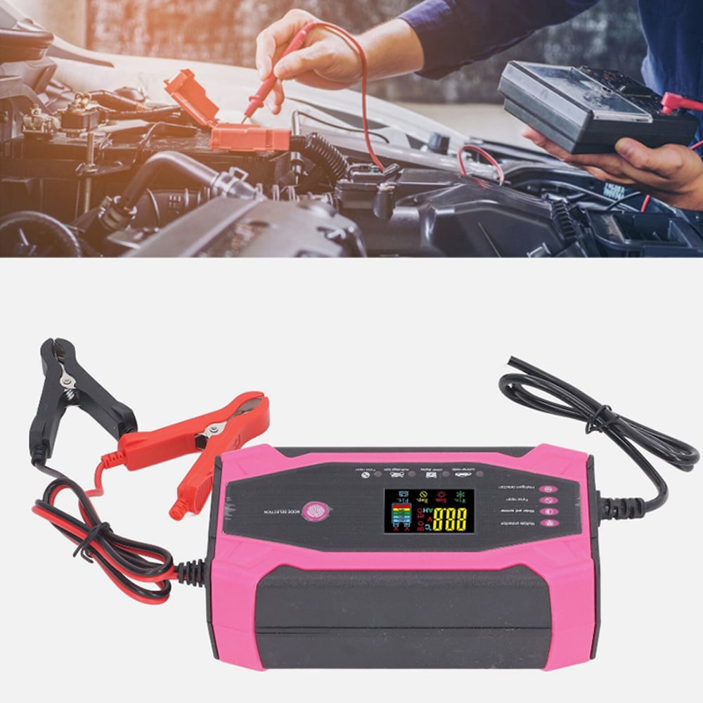 Incarcator pentru Baterii cu Plumb Acid 12V-24V (4AH-120AH) – Compatibil cu Bateriile AGM, Gel, Calciu, SLA, VRLA, Automobile, Camioane, Motociclete, ATV și Barci [3]