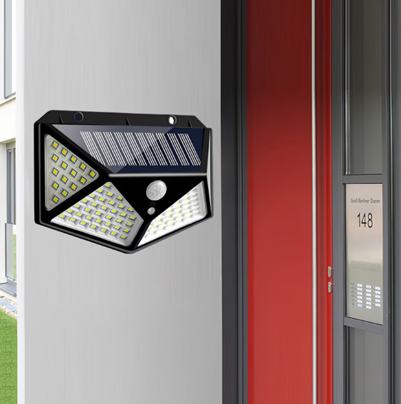 Lampa cu Incarcare Solara si Senzor de Miscare, 114 LED, RoodTrade (SX18-083) [5]