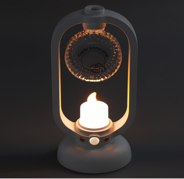 Lampă de Birou Portabilă cu Aromaterapie, Iluminarea Modernă și Relaxare cu Uleiuri Esențiale, Andowl (Q-LZ98) [3]
