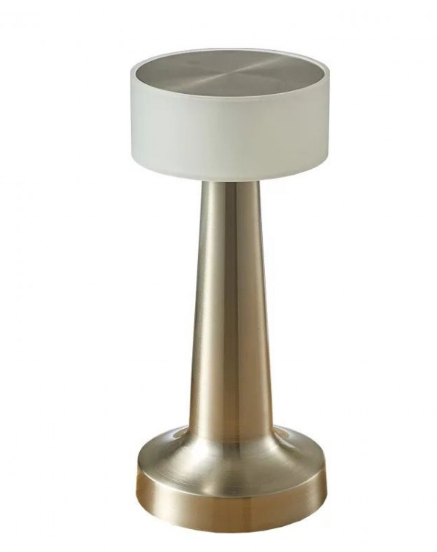 Lampă de Masă LED Fără Fir, Control Tactil, Design Modern, Reîncărcabilă prin USB, Corp din Aluminiu, Andowl (Q-TL143) [1]